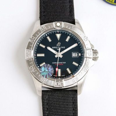 BLS Factory Breitling B01 CHRONOGRAPH 42 Silver steel case Watch breitling 1884 chronometre certifie